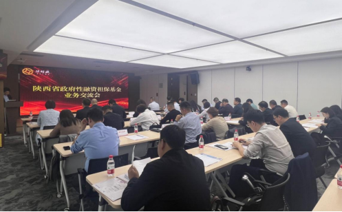 陜西省政府性融資擔(dān)?；饦I(yè)務(wù)交流會順利召開